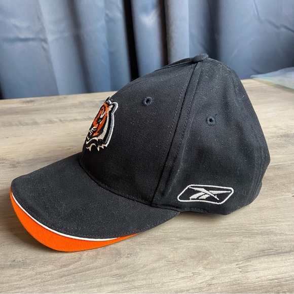 Cincinnati Bengals Logo Reebok NFL Authentic Blue Hat Cap Adj - Picture 2 of 7